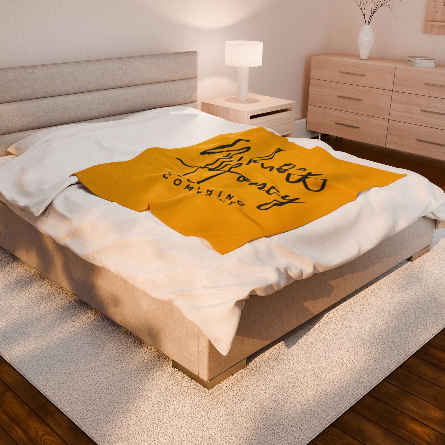 Brand Velveteen Plush Blanket
