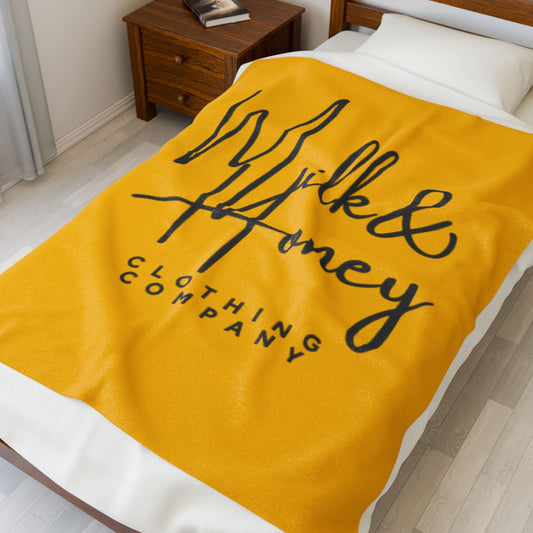 Brand Velveteen Plush Blanket